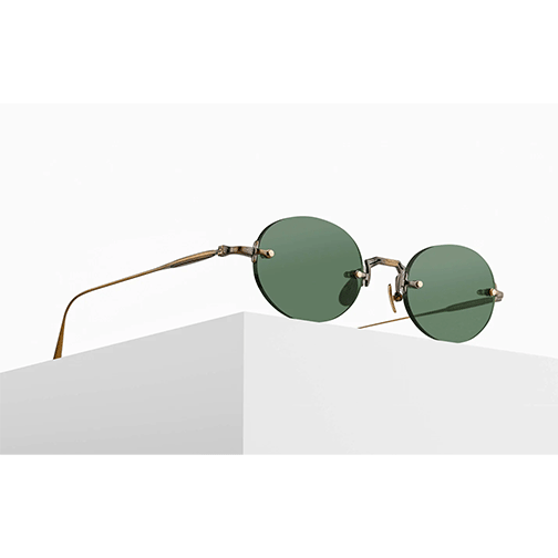 MATSUDA | M5002 | Antique Gold/Sage Green