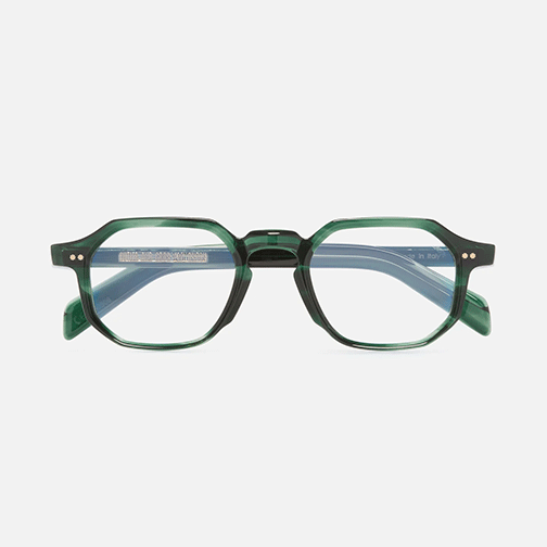 Cutler & Gross | GR11 | Striped Dark Green