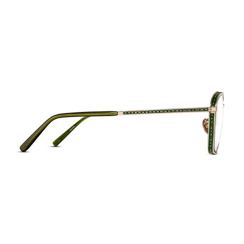 MATSUDA | M3101-I | Brushed Gold - Green