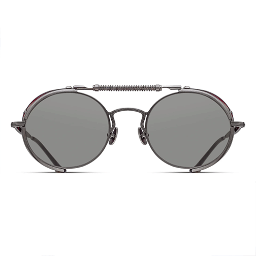 MATSUDA | 2809H-V2 | Brushed Ruthenium-Bordeaux