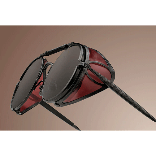 MATSUDA | 2809H-V2 | Brushed Ruthenium-Bordeaux