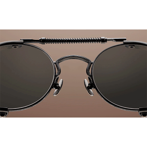 MATSUDA | 2809H-V2 | Brushed Ruthenium-Bordeaux