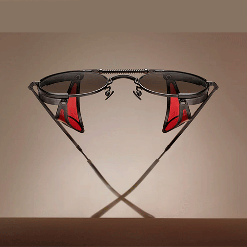 MATSUDA | 2809H-V2 | Brushed Ruthenium-Bordeaux