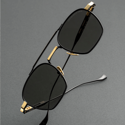 Cutler & Gross | Cranley 1425 | Black/Gold