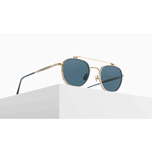 MATSUDA | M3148 | Brushed Gold - Blue Grey
