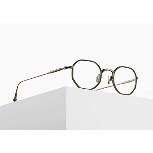MATSUDA | M3086-i | Antique Gold/Bottle Green