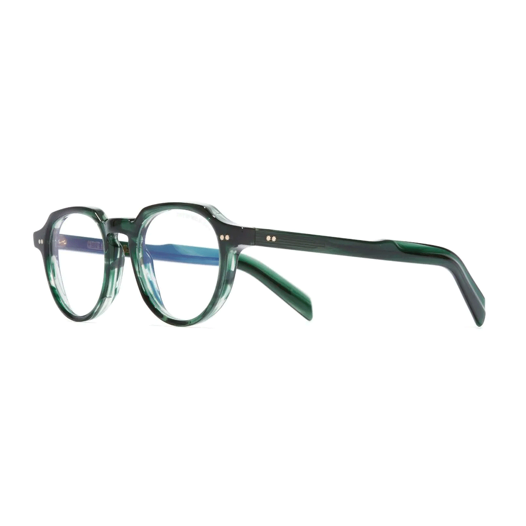 Cutler & Gross | GR06 | Striped Dark Green