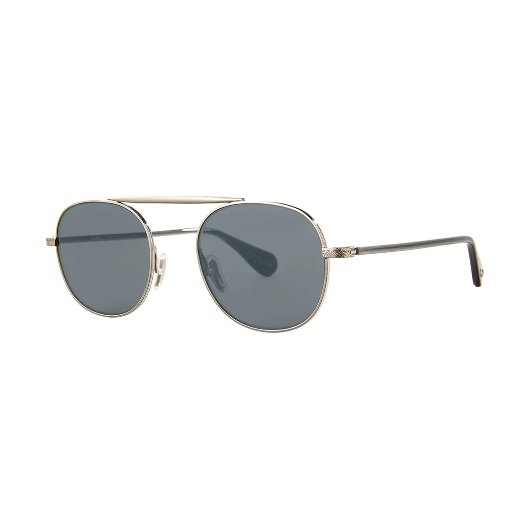 Garrett Leight Van Buren II Sun Silver Sea Grey – Beseen Optics