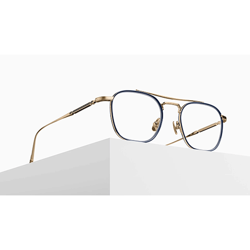 MATSUDA | M3149 | Brushed Gold - Navy