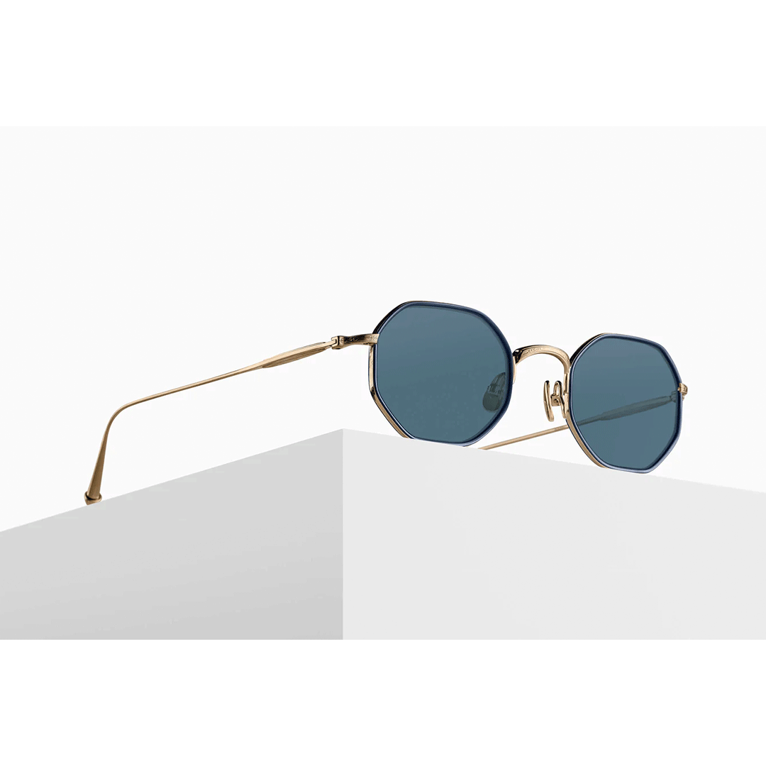 MATSUDA | M3086-i | Brushed Gold/Navy