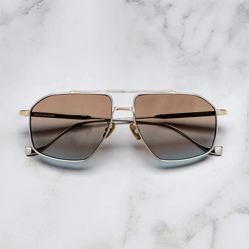 Cutler & Gross | Kensington 1424 | Silver/Gold