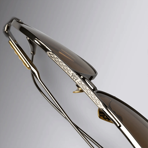 Cutler & Gross | The Great Frog Idol Aviator Sunglasses | Gun Metal