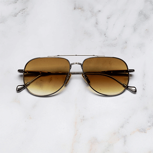Cutler & Gross | The Great Frog Idol Aviator Sunglasses | Gun Metal